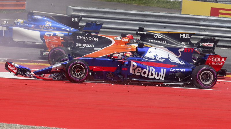 Sadursme Austrijas GP startā
Foto: TT NYHETSBYRÅN/Scanpix