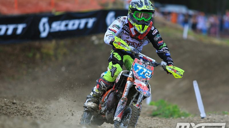 Kārlis Alberts Reišulis viens no favorītiem EMX65 klasē
Foto: mxgp.com