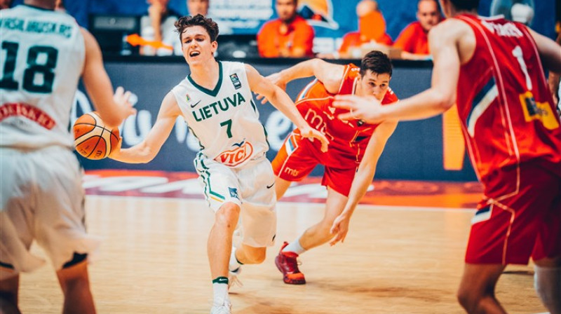 Lietuvas junioriem neizdevās sasniegt Eiropas U18 čempionāta finālu
Foto: FIBA