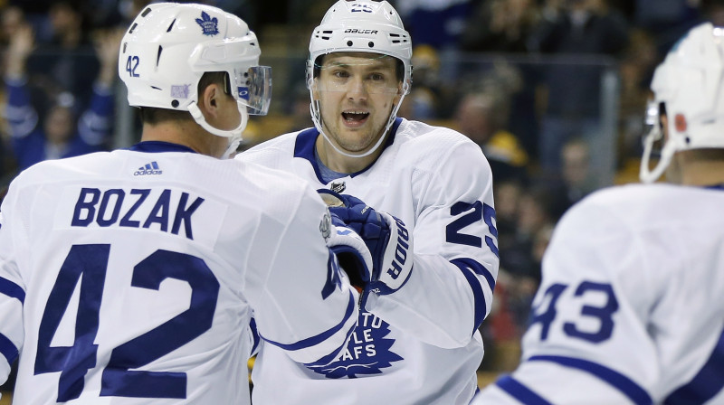 "Maple Leafs" hokejisti svin vārtu guvumu
Foto: TT NYHETSBYRÅN/Scanpix