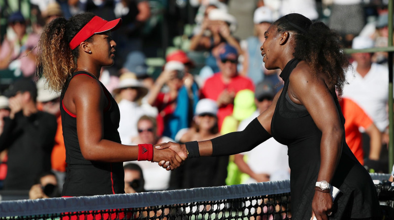 Naomi Osaka un Serēna Viljamsa
Foto: Sipa USA/Scanpix