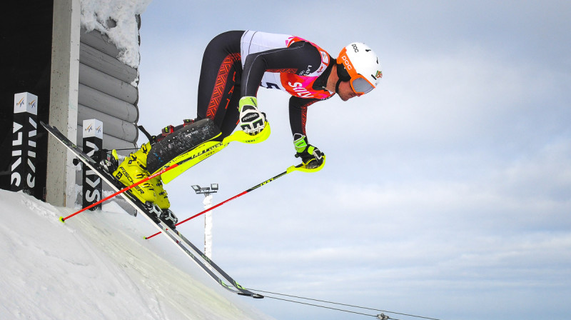 Kristaps Zvejnieks startā
Foto: E.Lukšo/Ski.lv