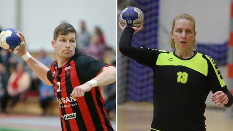 Artūrs Lazdiņš un Ivita Asare
Foto: handball.lv