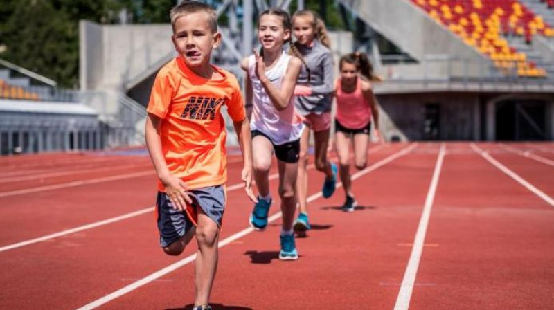 Bērnu stafete
Foto: Latvijas Vieglatlētikas savienība