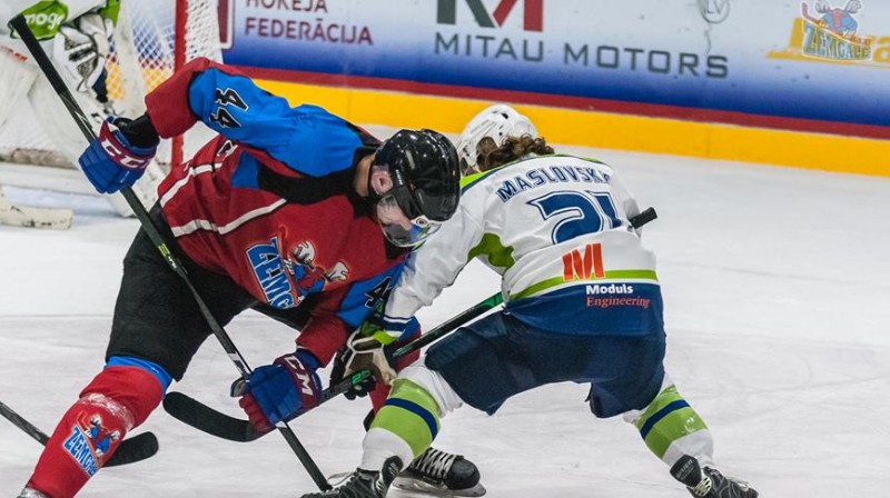 "Mogo" uzbrucējs Rūdolfs Maslovskis. Foto: Zemgale/LLU