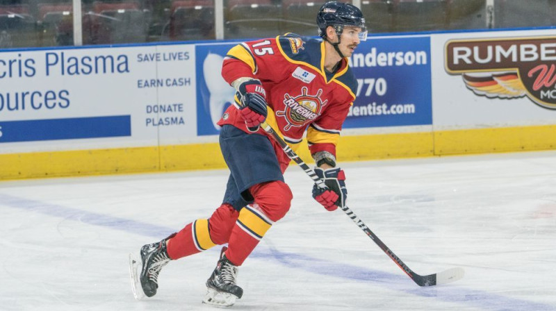 Ralfs Grīnbergs. Foto: Dennis Sievers/Peoria Rivermen