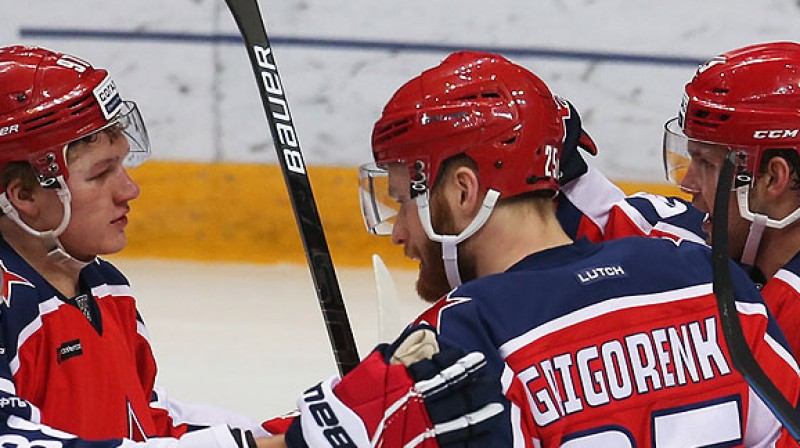 CSKA trio. Foto: cska-hockey.ru