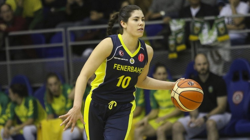 Kelsija Plama un "Fenerbahce": otrā uzvara pār "Sopron Basket". Foto: FIBA