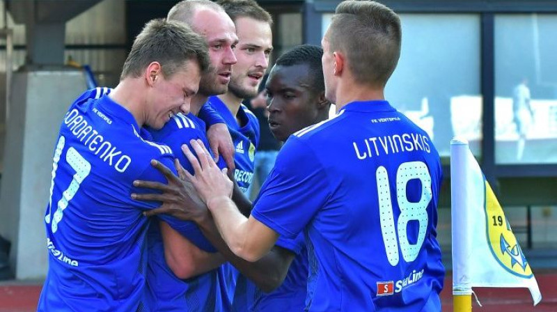 "Ventspils" svin vārtu guvumu.Foto: Aivars Ķesteris, ventasbalss.lv