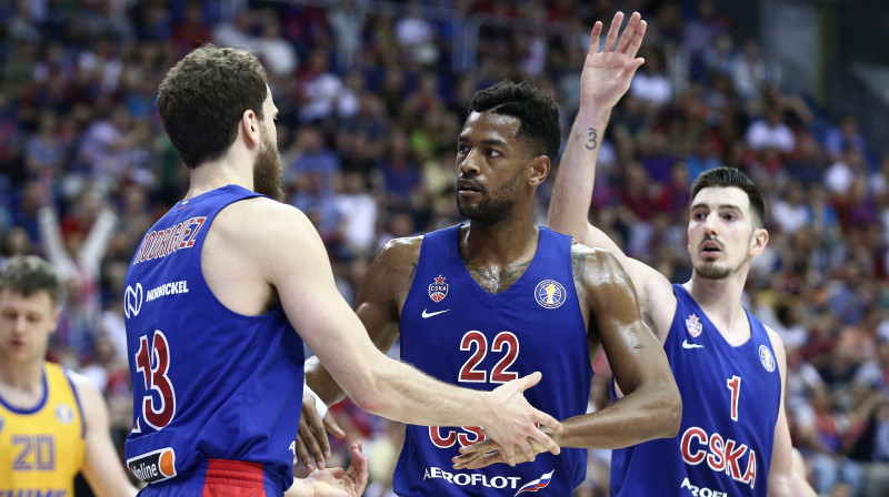 Maskavas CSKA basketbolisti. Foto: VTB līga