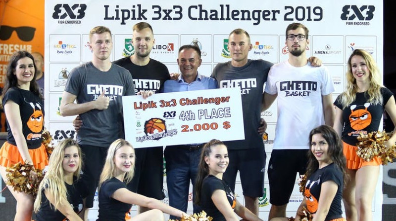 "Ventspils Ghetto" komandai 4. vieta. FIBA foto
