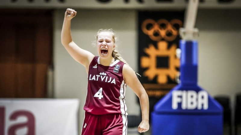 Jete Nulle spēlē pret Poliju. Foto: FIBA