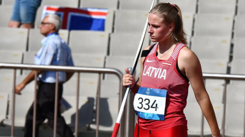 Ieva Annija Stepiņa. Foto: athletics.lv