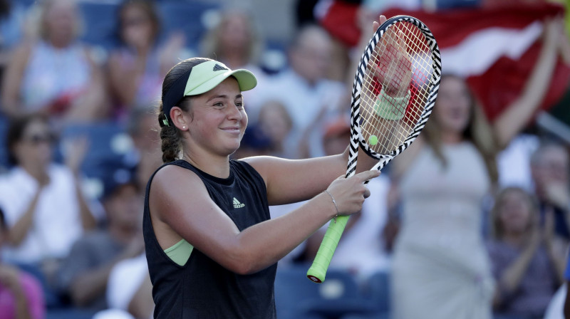 Aļona Ostapenko. Foto: AP/Scanpix