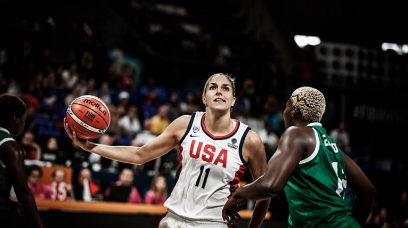 Elena Delle Donne: pirmā 50/40/90 kluba dalībniece WNBA vēsturē. Foto: FIBA