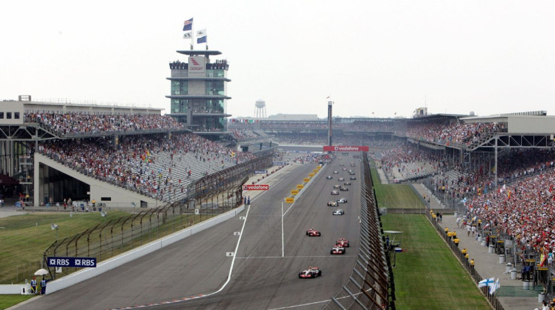 F1 sacīkstes Indianapolisas trasē. Foto: Motorsport.com