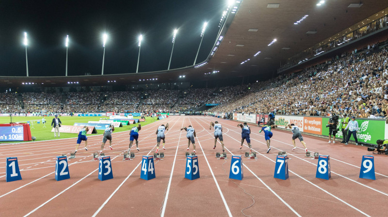 2019. gada "Weltklasse Zürich" sacensības "Letzigrund" stadionā. Foto: Imago images/Scanpix.