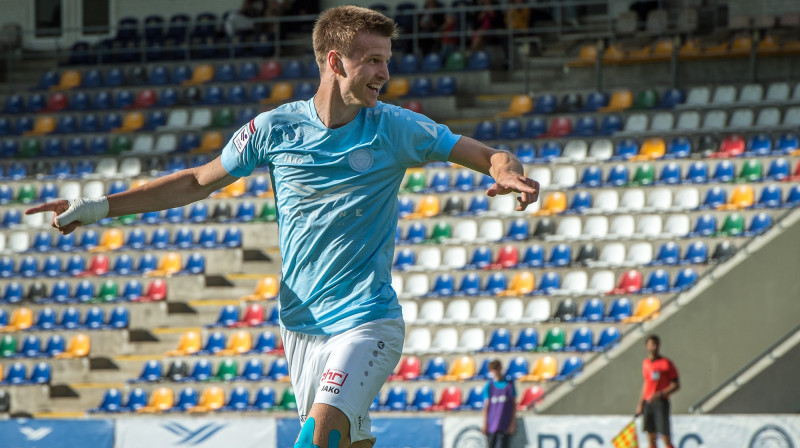 Elvis Stuglis. Foto: Zigismunds Zālmanis/Riga FC