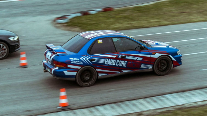 Raita Mūrnieka automašīna. Foto: Hard Core Racing Latvia