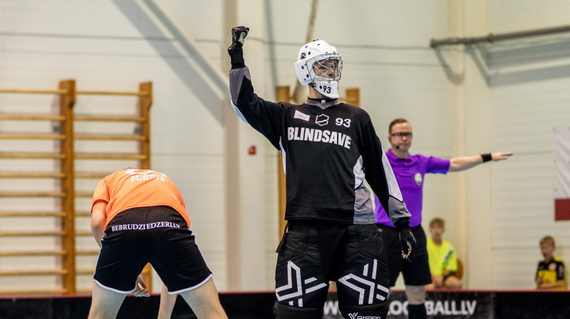 Klaids Maļcevs (Rubene). Foto: Raivo Sarelainens, floorball.lv