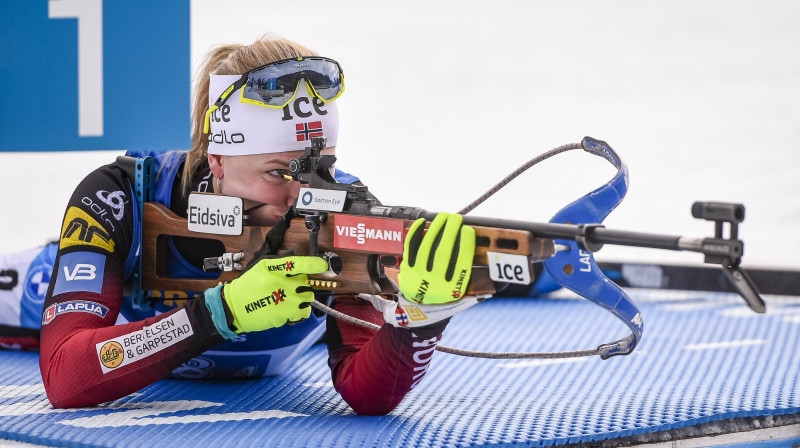 Marte Olsbu Reiselanna. Foto: imago images/Eibner Europa/Scanpix