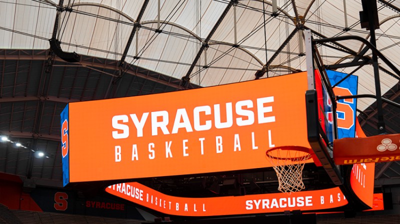 "Carrier Dome" jaunais video dēlis. Foto: Syracuse