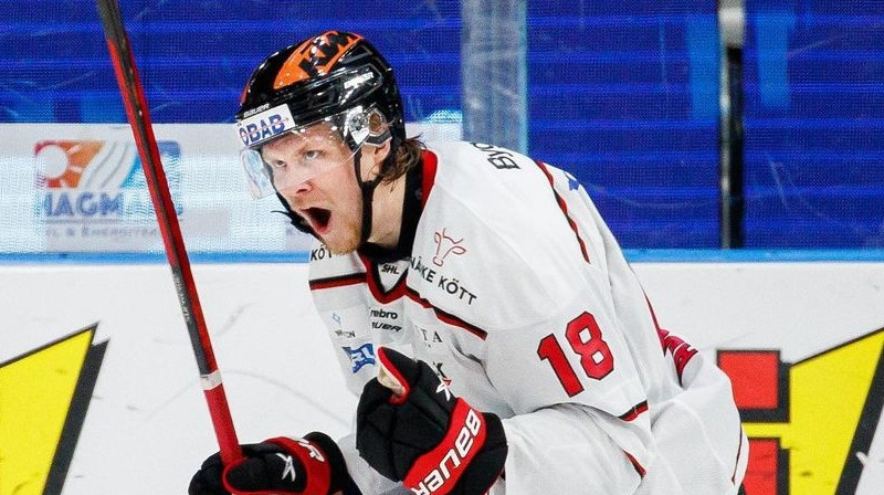 Rodrigo Ābols. Foto: Örebro Hockey