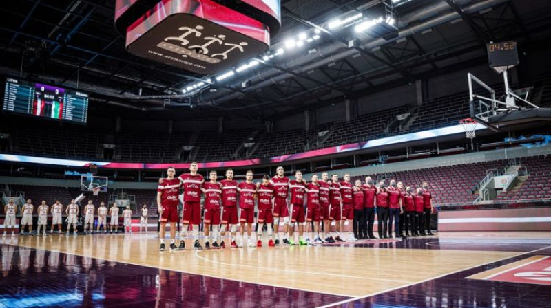 Latvijas basketbola izlase. Foto: FIBA