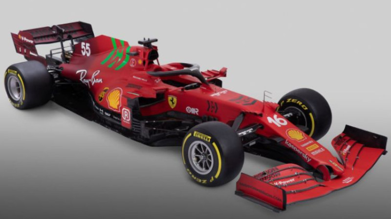 Jaunais "Ferrari" modelis SF21. Foto: Scuderia Ferrari