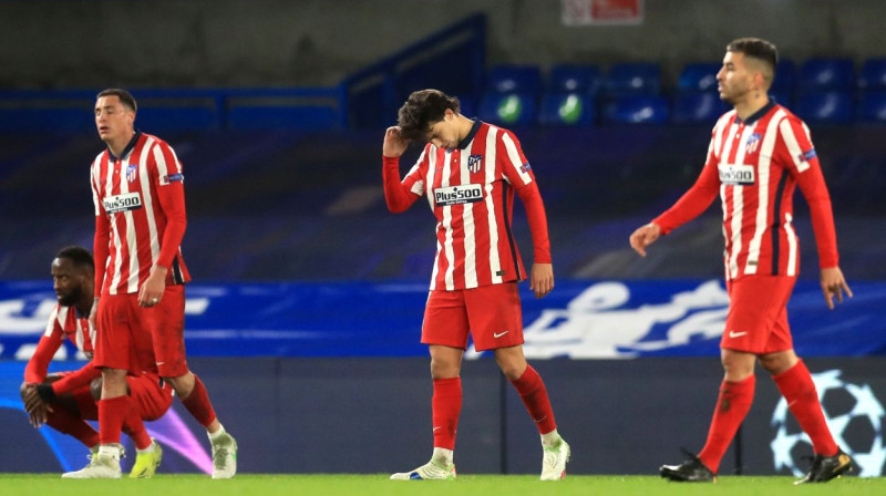 Madrides "Atletico" futbolisti. Foto: Adam Davy/PA Wire/PA Images/Scanpix