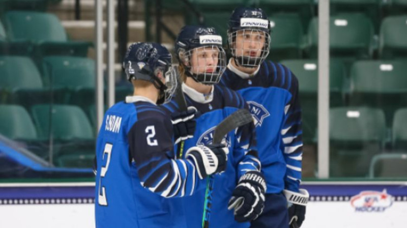 Somijas izlase. Foto: IIHF
