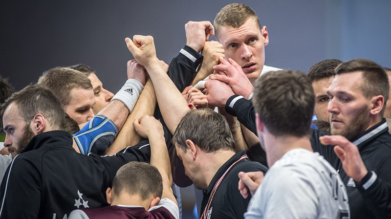 Latvijas izlase noslēdz dalību Eiropas čempionāta kvalifikācijā. Foto: EHF