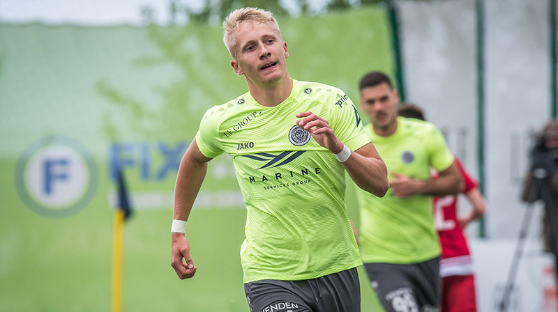 Mikaels Soisalo Foto: Zigismunds Zālmanis/Riga FC