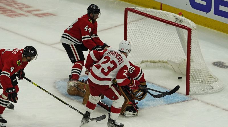 Lukass Reimonds gūst vārtus Foto: USA Sports Today/Scanpix