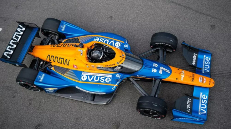 Niko Hilkenbergs testē "IndyCar" formulu. Foto: IndyCar Series