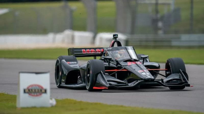 Deivids Malukas testē "IndyCar" formulu. Foto: IndyCar Series