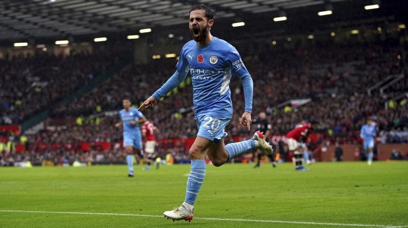 Otro vārtu guvējs Bernardo Silva. Foto: AP/Sxanpix