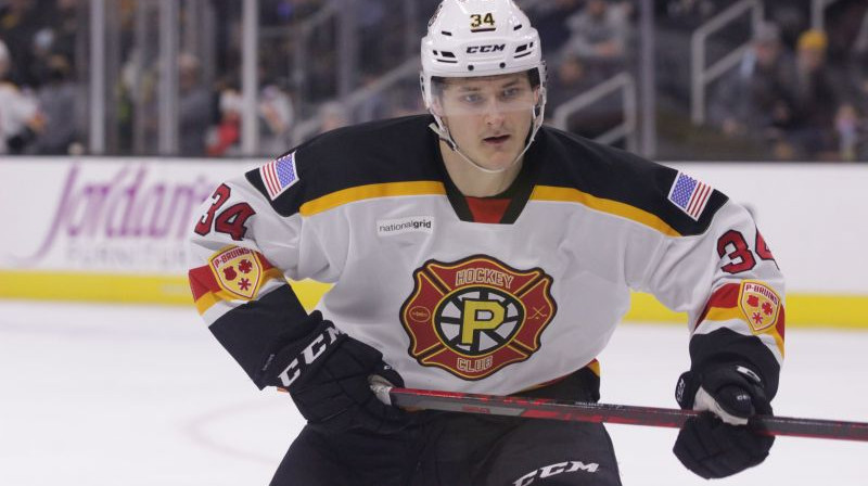 Eduards Tralmaks. Foto: Providence Bruins