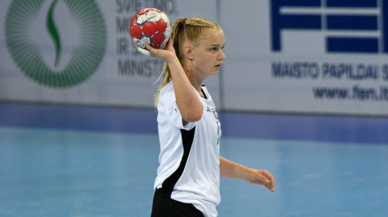 LAT 2004 handboliste Valērija Zarovska. Foto: handball.lv