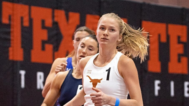 Kristīne Blažēviča. Foto: Texas Track & Field / XC