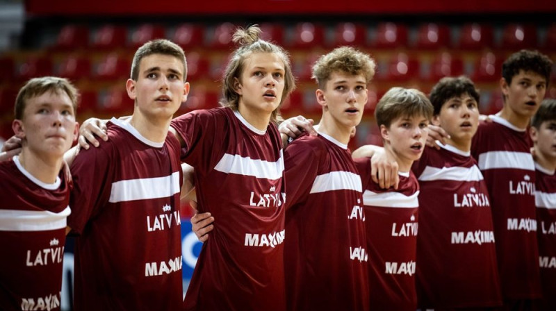 U16 izlase. Foto: FIBA