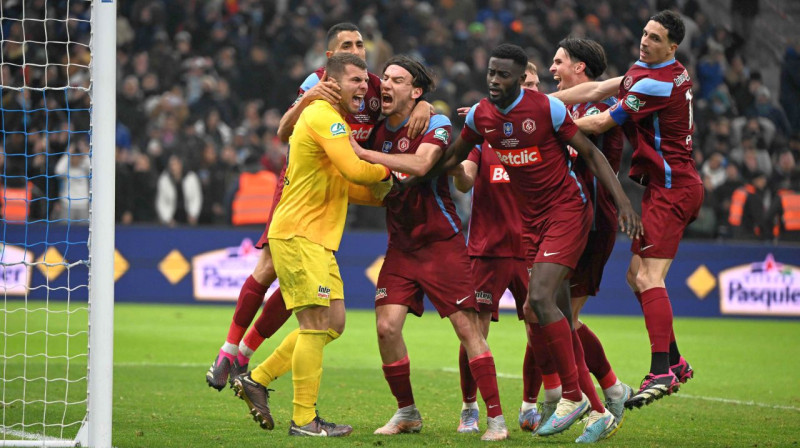 "Annecy" futbolisti. Foto: Nicolas Tucat/AFP/Scanpix