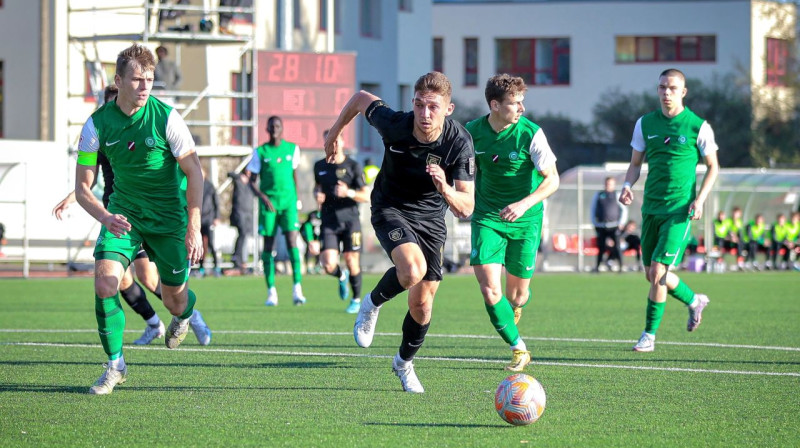 Rīgas "Metta" pret "Valmieru". Foto: Jānis Līgats/Valmiera FC