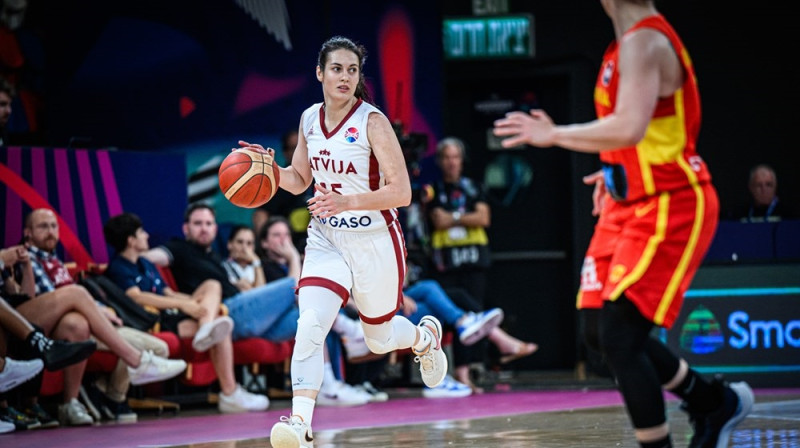 Ieva Pulvere 2023. gada 15. jūnijā. Foto: FIBA