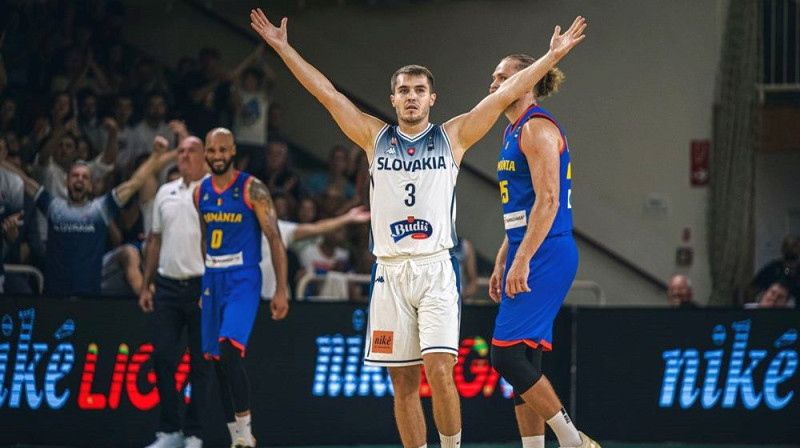 Slovākijas valstsvienības basketbolists Matejs Majerčāks. Foto: FIBA