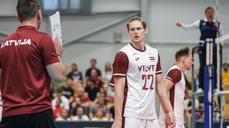 Renārs Jansons. Foto: Latvijas Volejbola federācija.