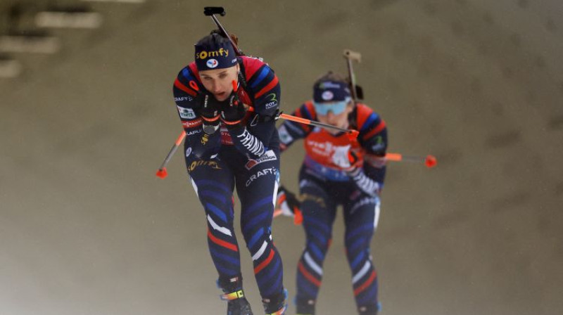 Žilija Simona un Žistina Brezā-Bušē. Foto: Reuters/Scanpix