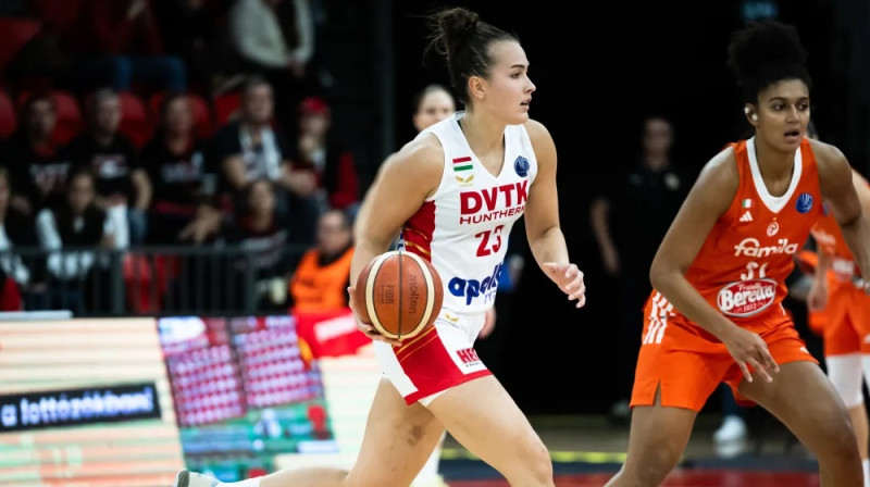 Aleksa Gulbe 2024. gada 16. oktobrī. Foto: EuroLeague Women