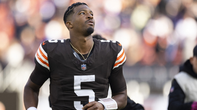 "Browns" saspēles vadītājs Džeimiss Vinstons. Foto: USA Today Sports/Scanpix