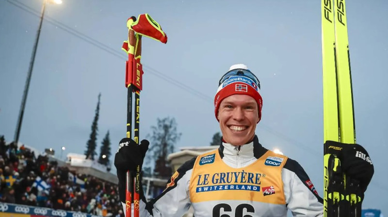 Martins Lēvstrēms Niengets. Foto: FIS.
